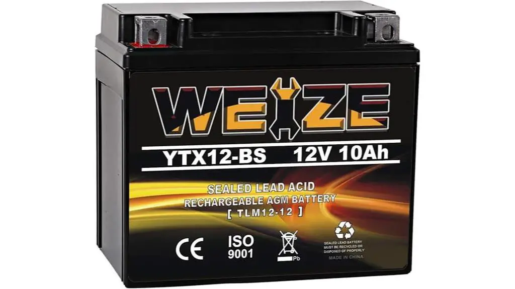 weize ytx12 bs battery