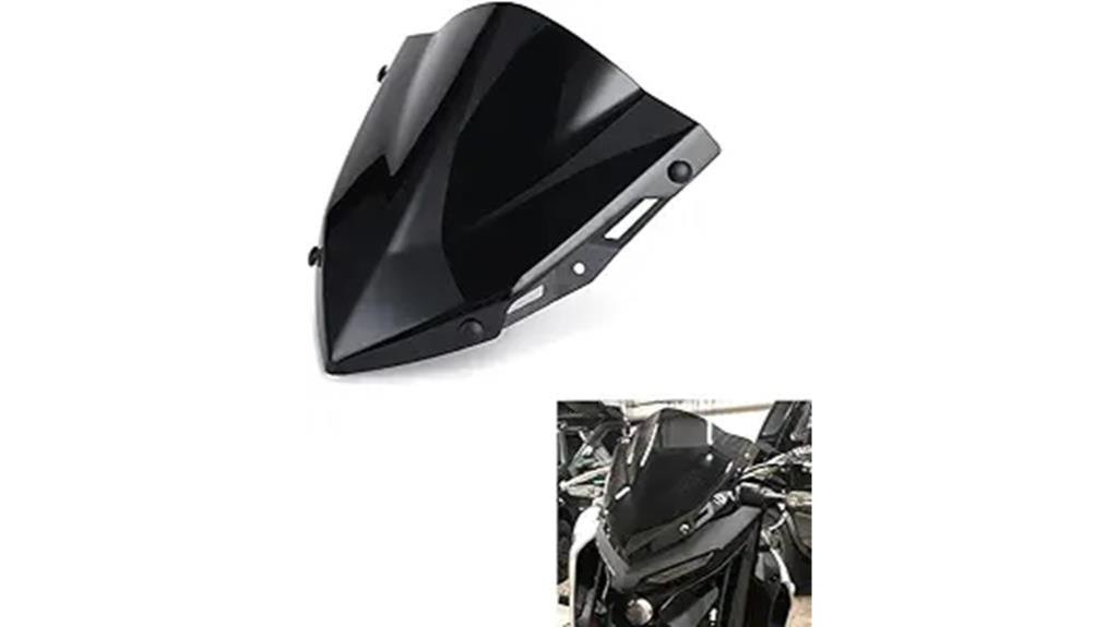 yam mt03 mt25 windshield visor