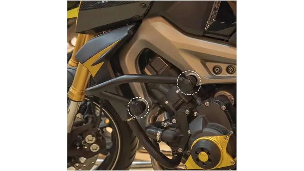 yamaha fz09 crash bar accessories