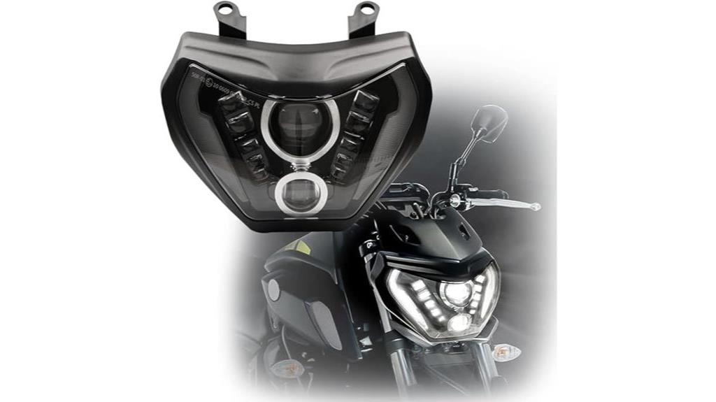 yamaha fz09 led headlight