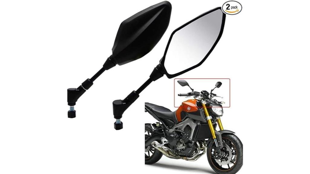 yamaha fz motorcycle mirrors