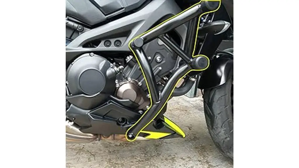 yamaha motorcycle crash bar