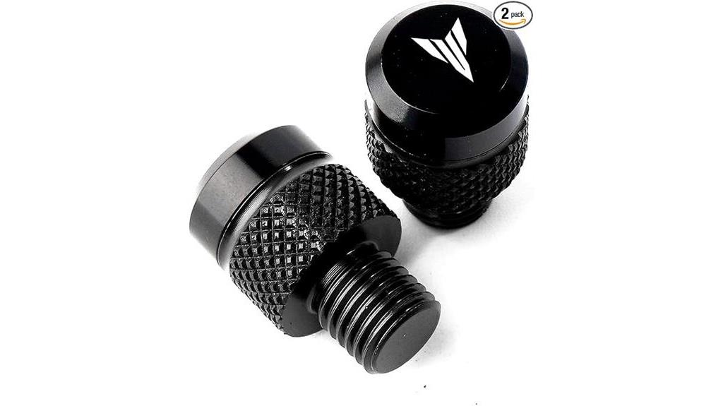 yamaha motorcycle mirror plugs