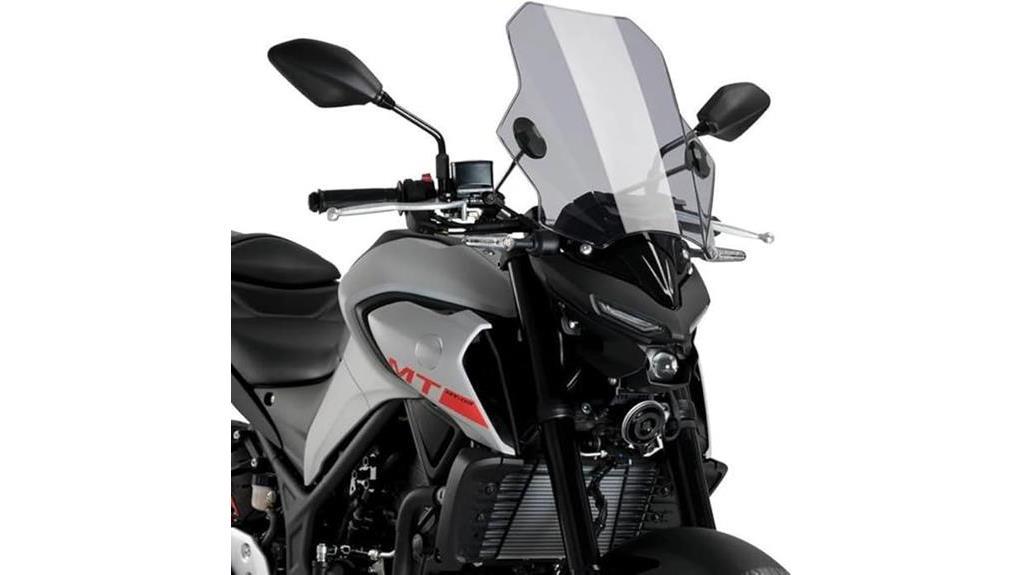 yamaha mt 03 windshield deflectors