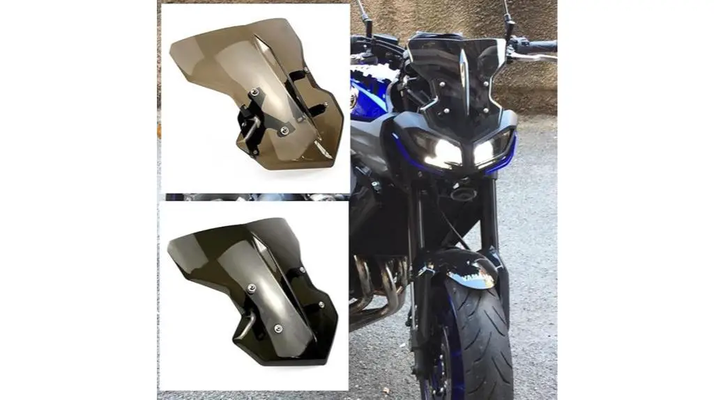 yamaha mt 09 windscreen compatibility