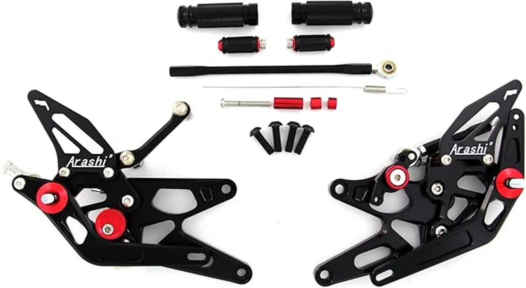 yamaha r1 adjustable footrests