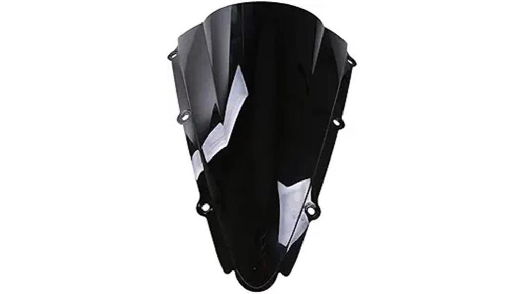 yamaha r1 black windscreen