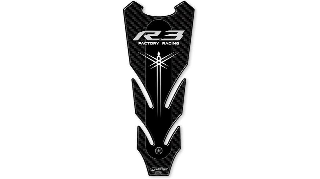 yamaha r3 tank pad stickers