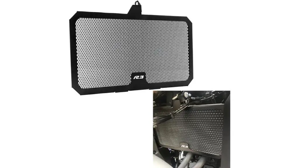 yamaha yzf r3 radiator cover