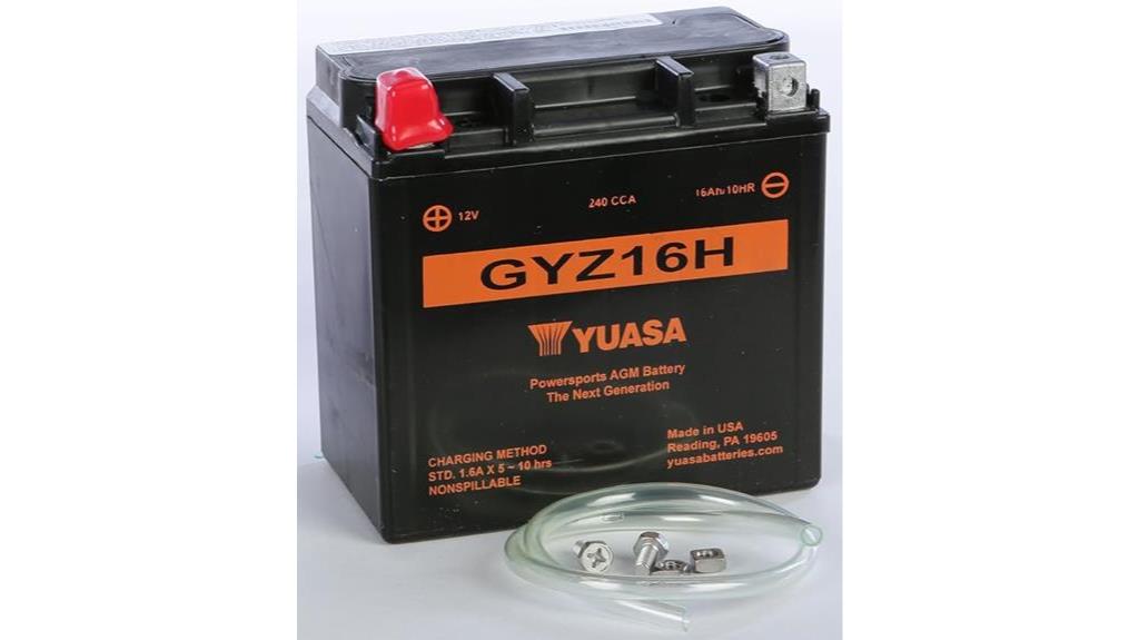 yuasa gyz16h agm battery