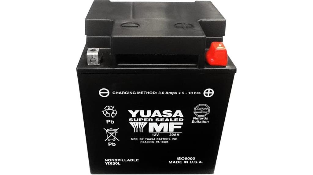 yuasa maintenance free battery