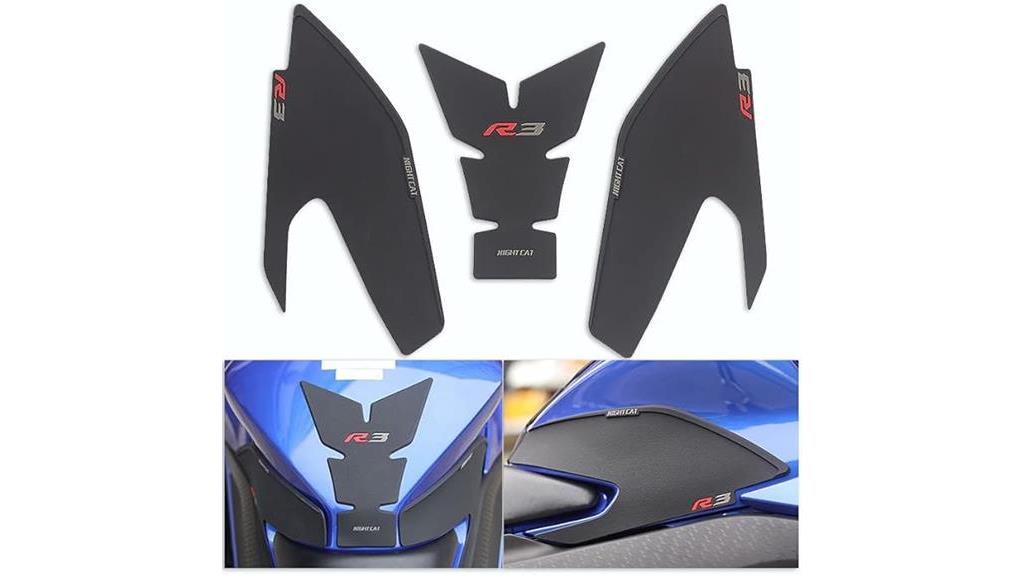 yzf r3 tank pad grips