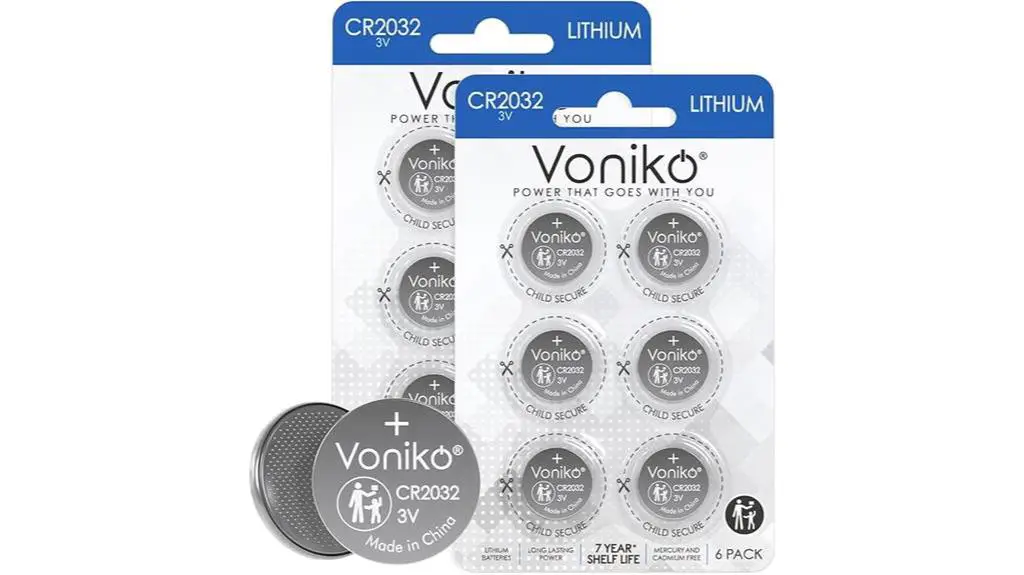 12 pack cr2032 batteries offered