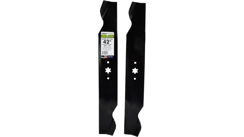 42 inch mower blade set