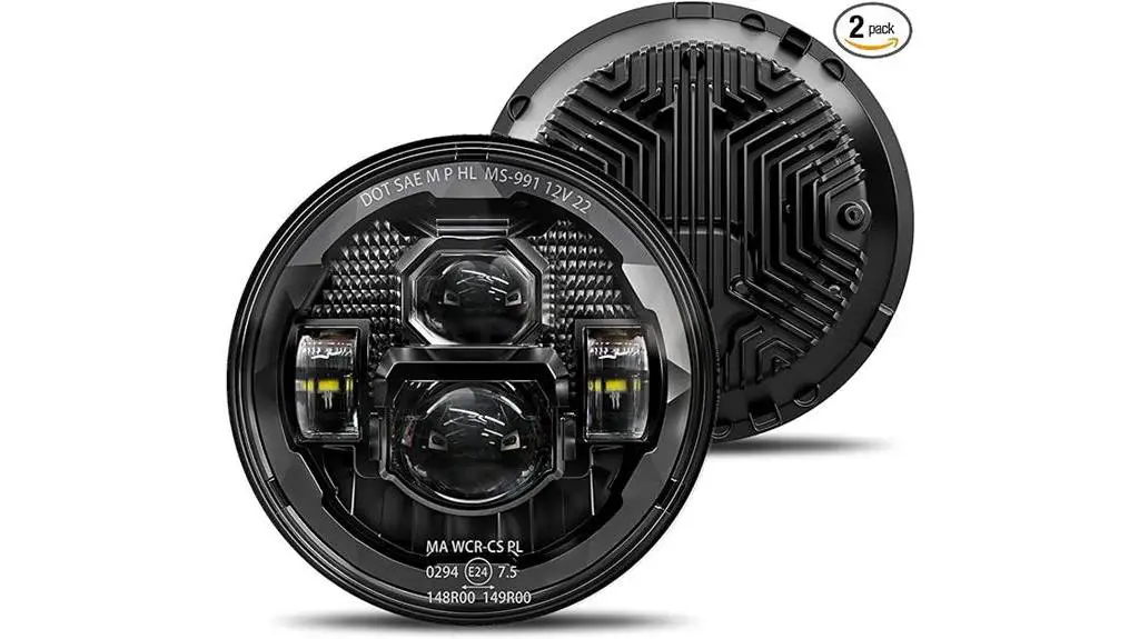 7 inch led headlights jeep