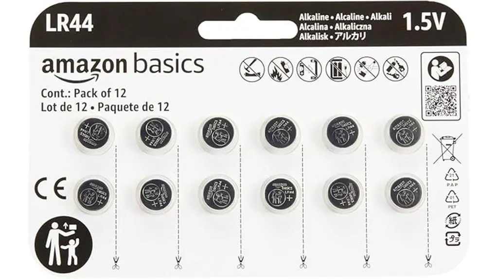 alkaline button cell batteries