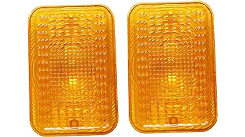 amber lens tail light