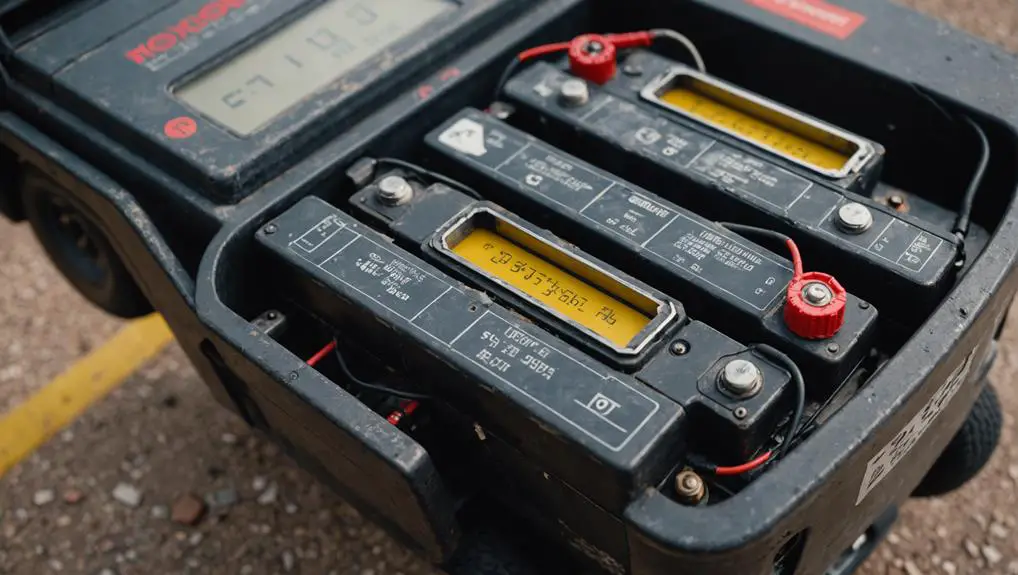 battery degradation indicators observed