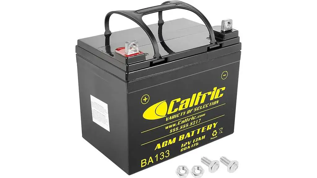 caltric agm battery e100