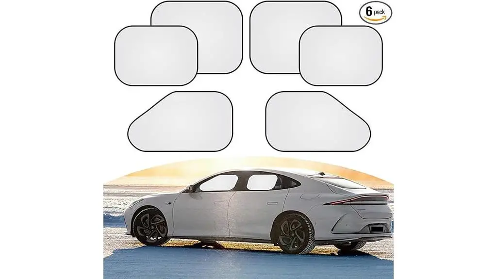 car window sunshade kit