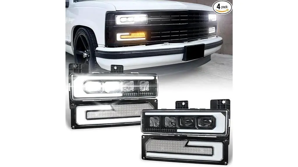 chevy gmc led headlight assembly