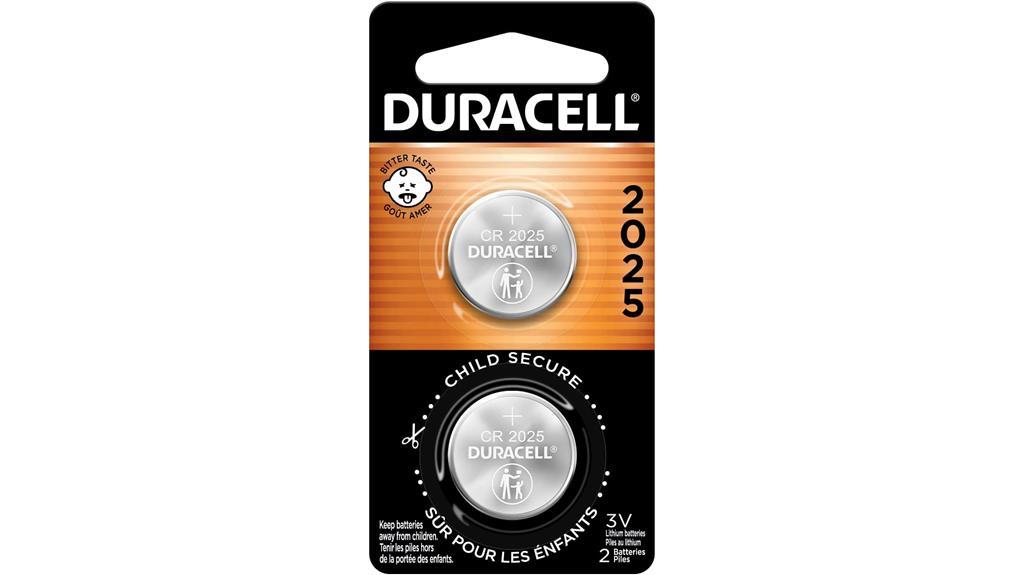 duracell cr2025 lithium batteries