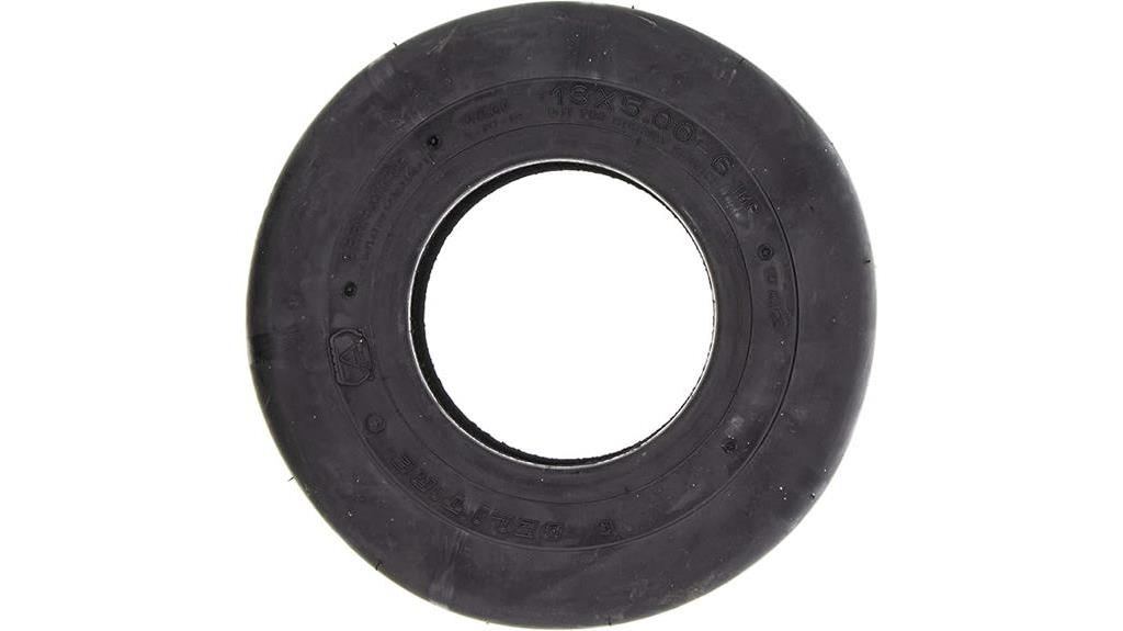 grooved caster tire rzt