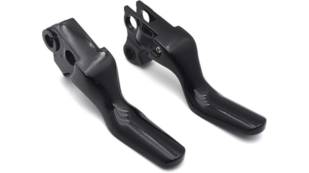 harley black shorty levers