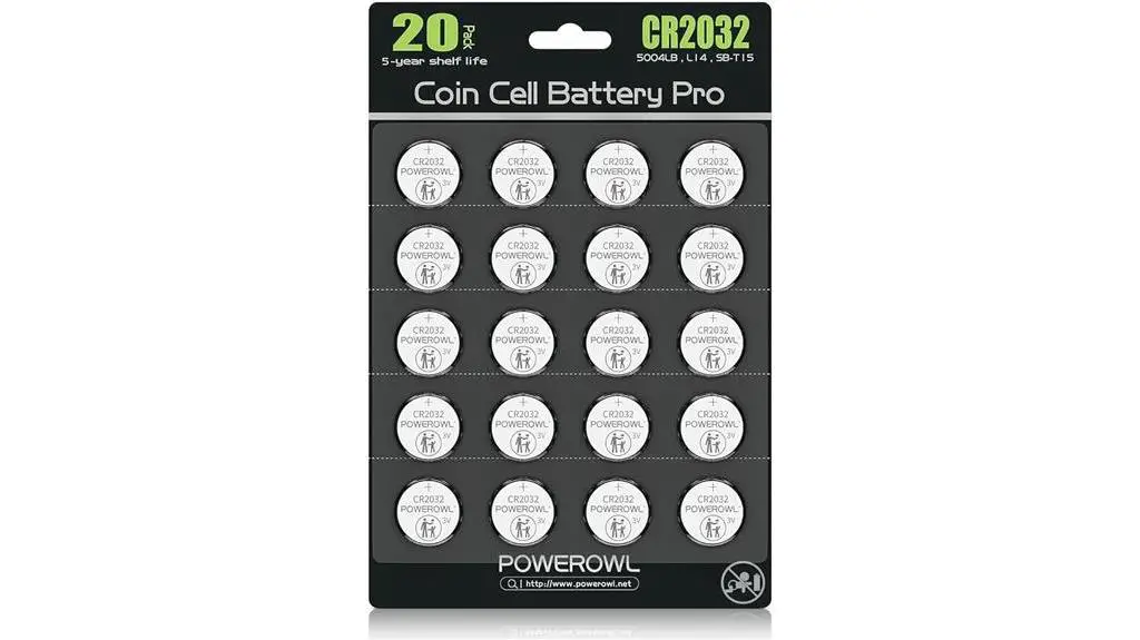 high capacity cr2032 batteries