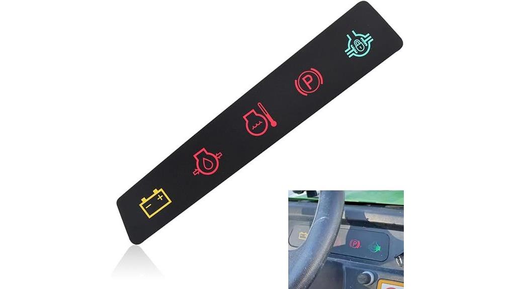 john deere dash decal