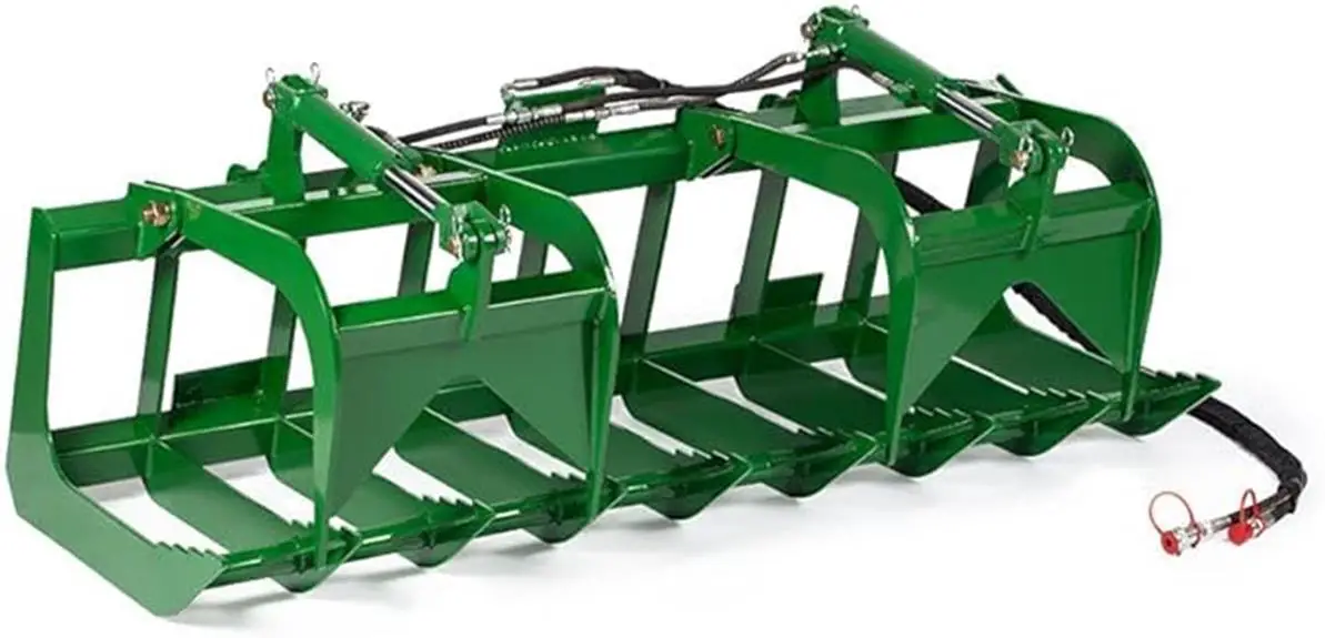 john deere grapple bucket