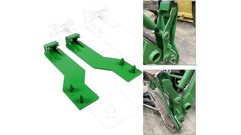 john deere loader brackets