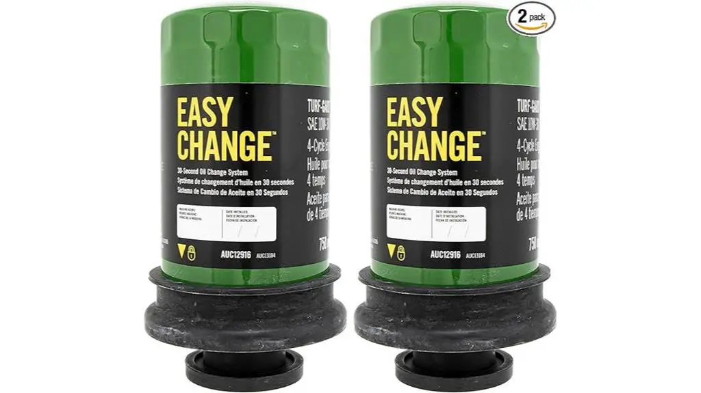 john deere oil change system