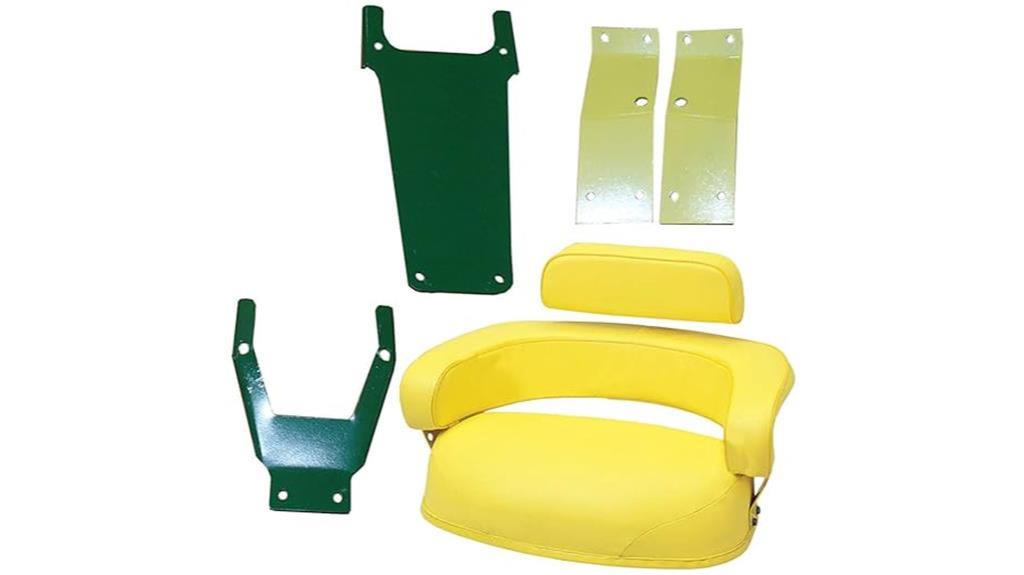 john deere yellow seat assembly