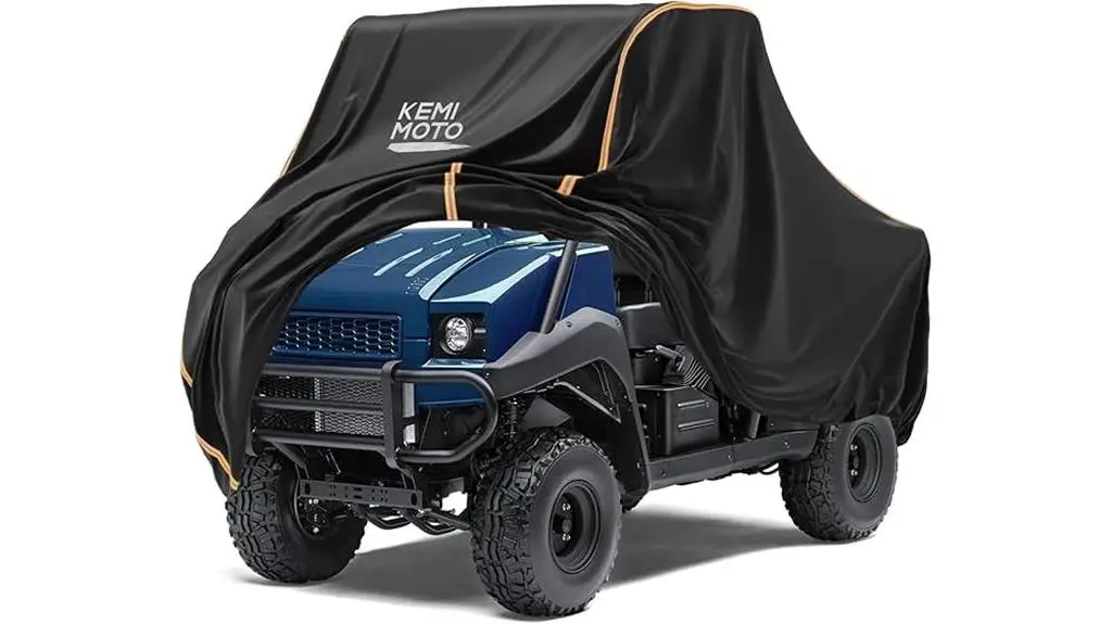 kemimoto two seater utv cover