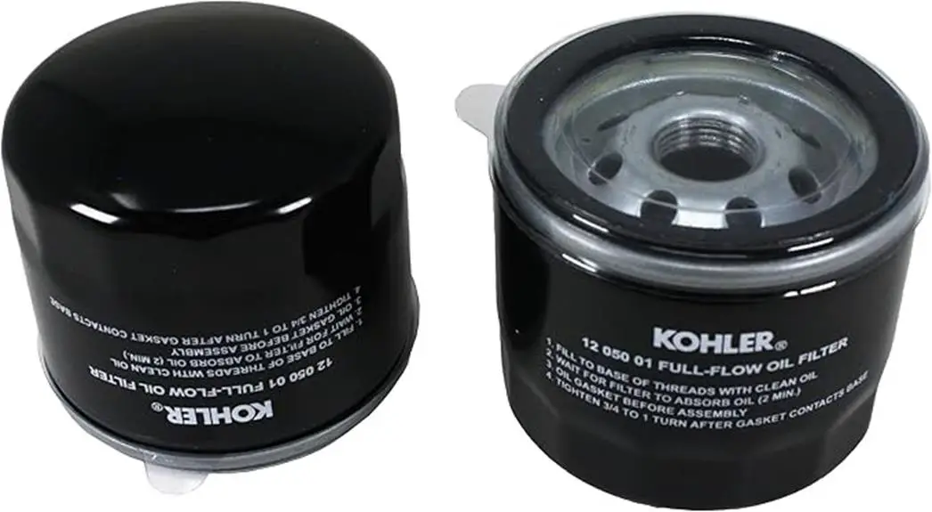 kohler engine oil filters