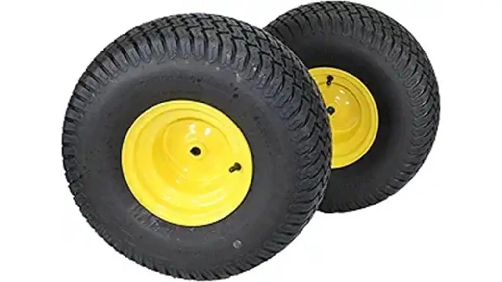 lawn mower tire set