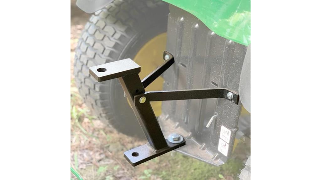 lawn mower trailer hitch