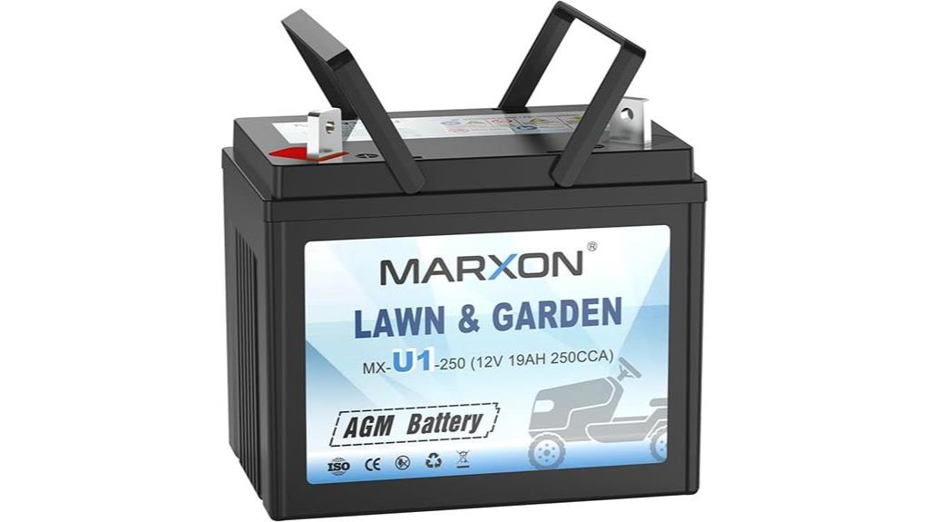 marxon u1 lawn mower battery