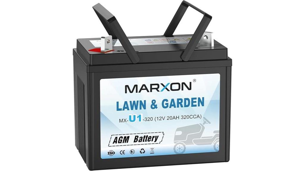 marxon u1 lawn mower battery