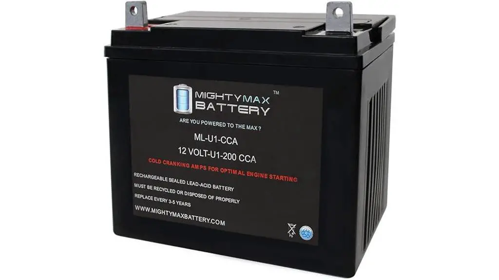 mighty max 12v mower battery