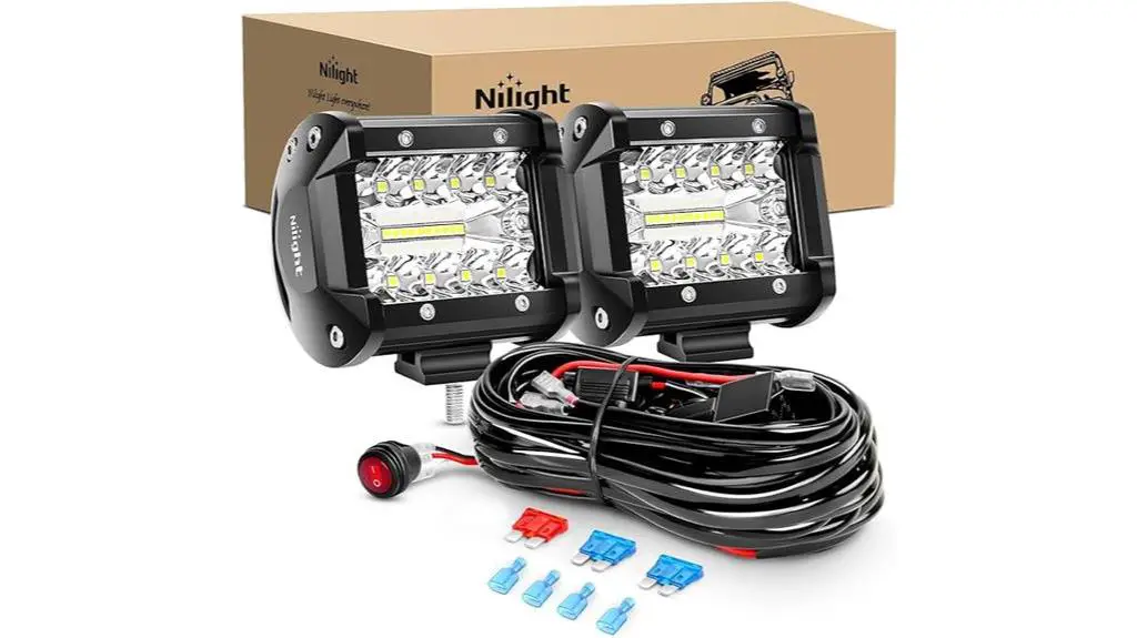 nilight 60w led pods