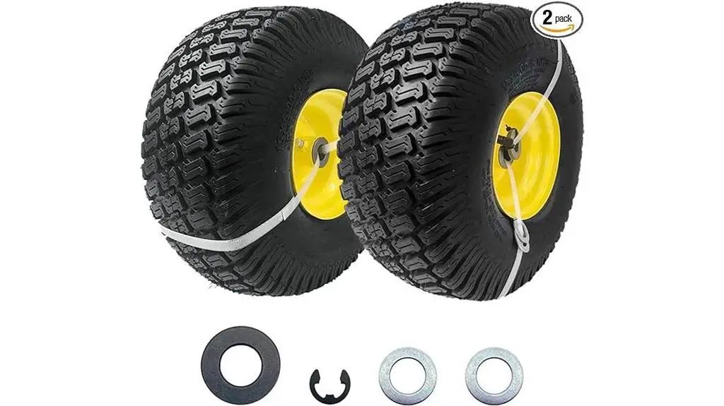 pneumatic lawn mower tires