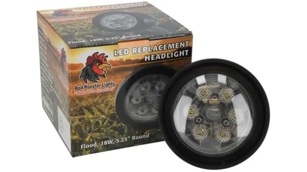 red rooster led headlight