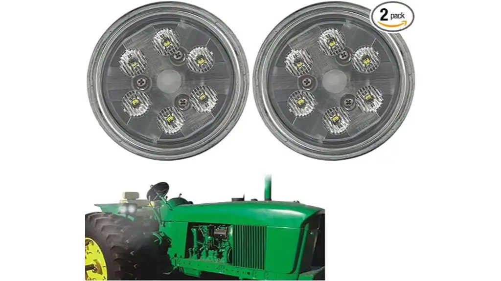 round led tractor lights