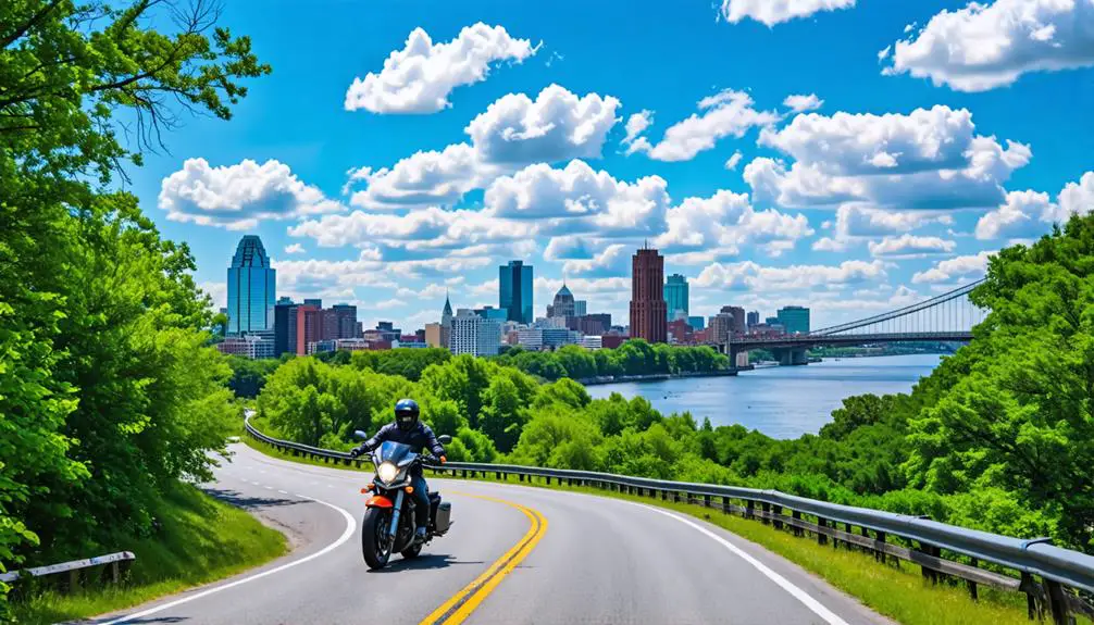 Best Motorcycle Routes Around Boston National Historical Park