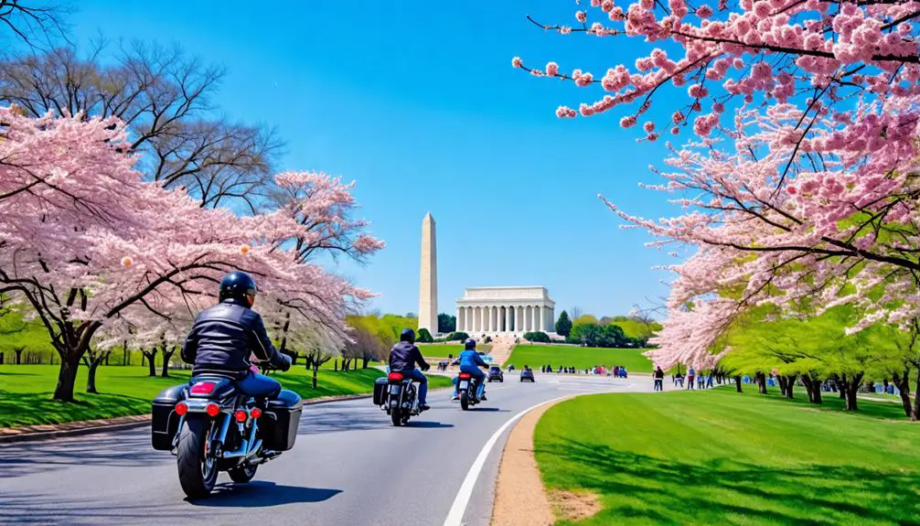 10 Scenic Motorcycle Tours Around National Mall and Memorial Parks