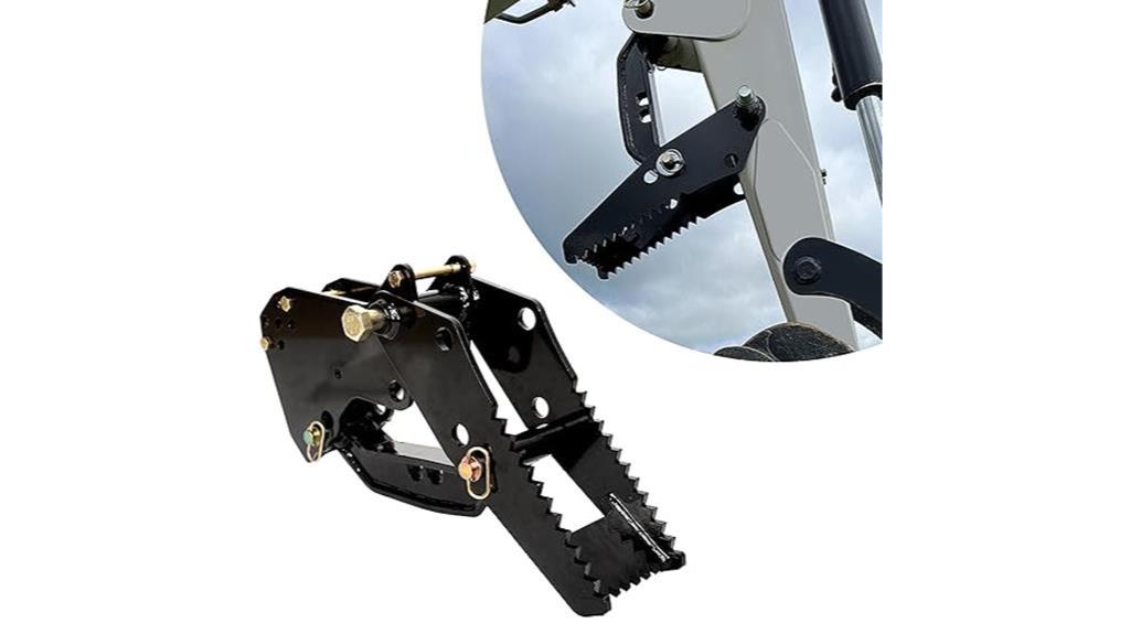 universal excavator claw attachment