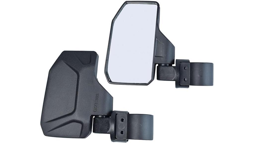 universal utv rear view mirror