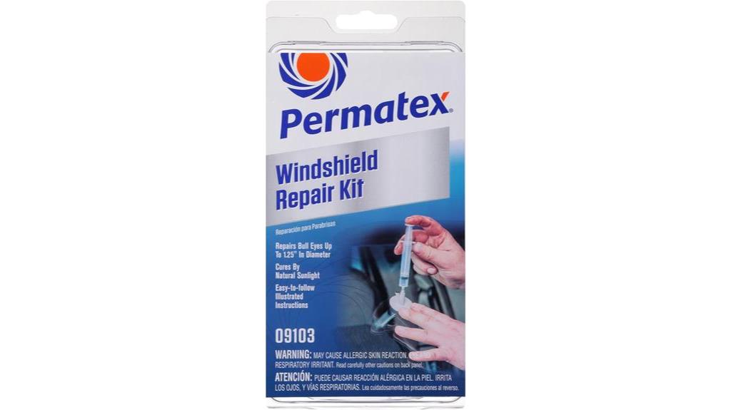 windshield repair kit solution